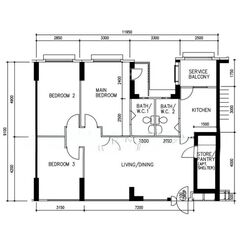 Blk 317 Sembawang Vista (Sembawang), HDB 4 Rooms #584108321